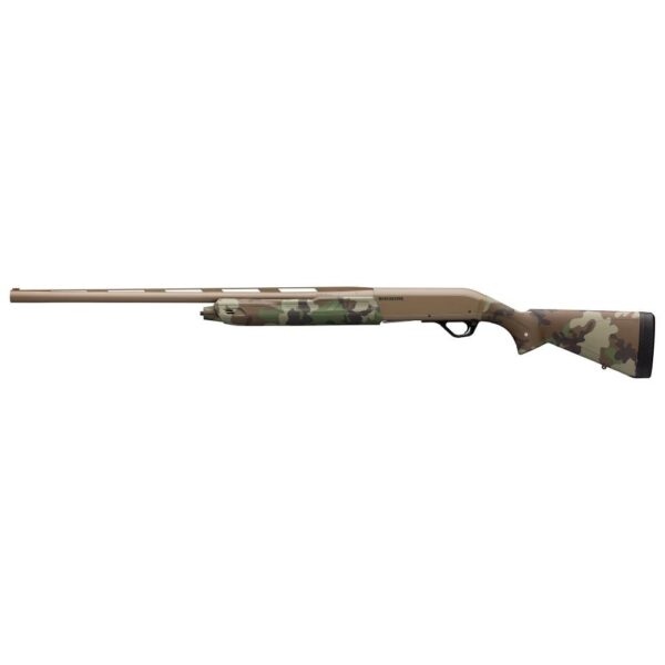 Winchester SX4 Hybrid Hunter Woodland Shotgun 12 ga 3.5" Chamber 4rd Magazine 26" Barrel FDE and Woodland Camo - Precision Shot Firearms