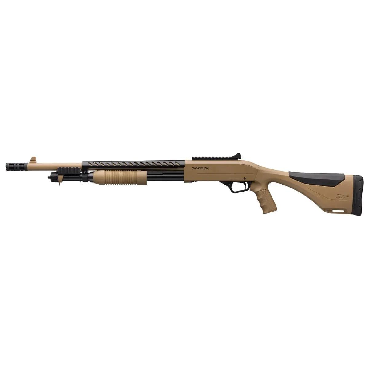 Winchester SXP Extreme Defender FDE Shotgun 12ga 3" Chamber 5rd Capacity 18" Barrel FDE Stock - Precision Shot Firearms