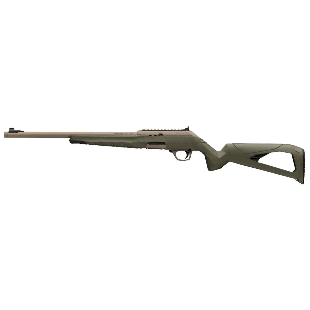 Winchester Wildcat SR(Suppressor Ready) Rifle .22 LR 10rd Magazine(1) 16.5" FDE Barrel Composite OD Green Stock - Precision Shot Firearms