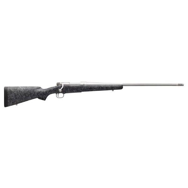 Winchester Model 70 Extreme Weather Rifle .264 Win Mag 3rd Magazine 26" 9/16x24 Threaded Barrel Black and Stainless Steel - Precision Shot Firearms