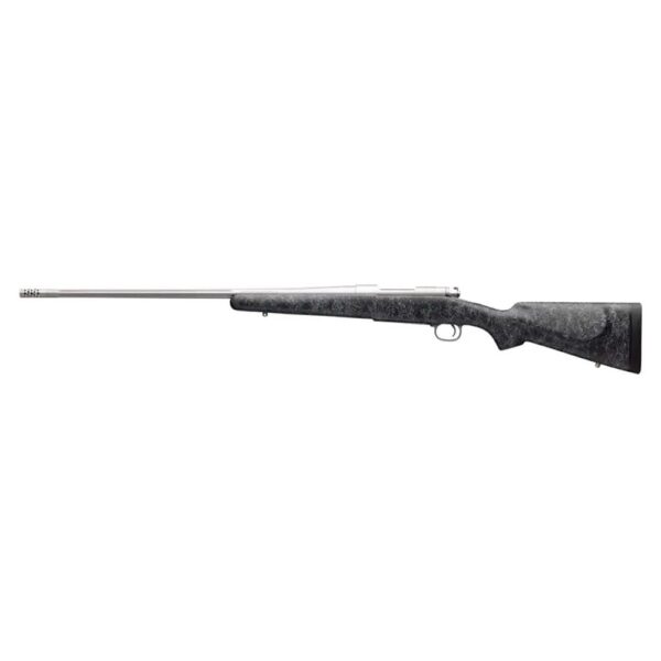 Winchester Model 70 Extreme Weather Rifle 6.5 PRC 3rd Magazine 24" 9/16x24 Threaded Barrel Black and Stainless Steel - Precision Shot Firearms