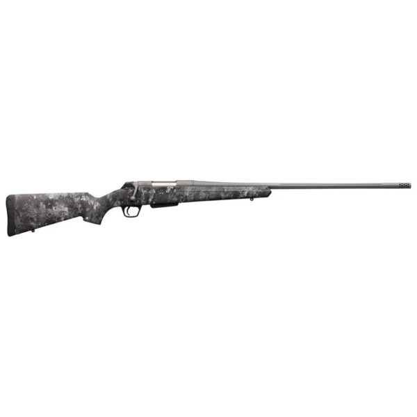 Winchester XPR Extreme Hunter TrueTimber Midnight 6.8 Western Rifle 3rd Magazine 24" Barrel Black Grey - Precision Shot Firearms