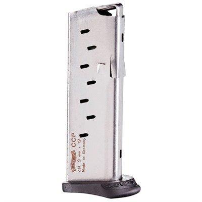 Walther CCP Magazine 9mm Stainless Steel 8/rd - Precision Shot Firearms