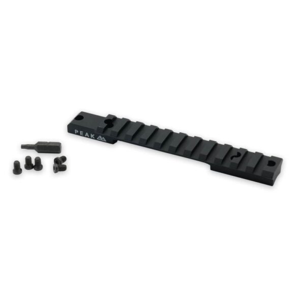Weatherby PEAK 44 Picatinny Rail (JRAIL) Model 307 Long Action 20 MOA Scope Base Black - Precision Shot Firearms