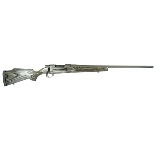 Weatherby Vanguard Sporter Stock Rifle 6.5 Creedmoor 4rd Magazine 24" Tactical Gray Fluted Barrel Pepper Laminate Stock - Precision Shot Firearms