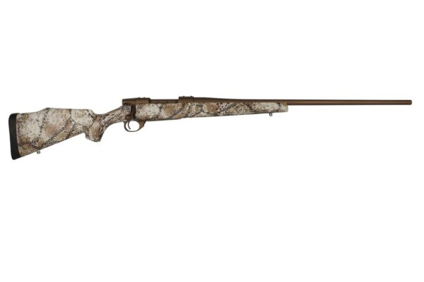 Weatherby Vanguard Badlands Rifle 6.5 Creedmoor 4rd Capacity 24" Burnt Bronze Cerekote Approach Camo Pattern Stock - Precision Shot Firearms