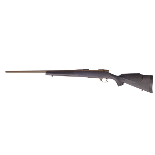 Weatherby Vanguard Weatherguard Bronze 6.5 Creedmoor Rifle 4rd Magazine 24" Barrel Black with Bronze Webbing - Precision Shot Firearms