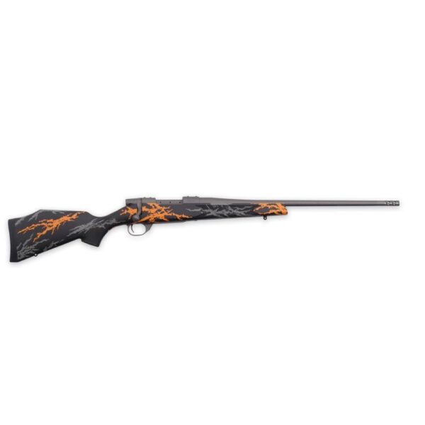 Weatherby Vanguard Compact Hunter Rifle 6.5 Creedmoor 4rd Magazine 20" Barrel Black and Orange with Muzzle Brake - Precision Shot Firearms