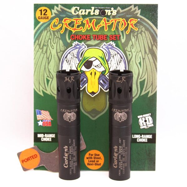 Carlson's Cremator Waterfowl Mid and Long Range Ported Choke Tube for 12 ga Benelli Crio/Crio Plus 2/ct - Precision Shot Firearms