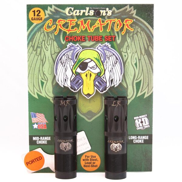 Carlson's Cremator Waterfowl Mid and Long Range Ported Choke Tube for 12 ga Winchester 2/ct - Precision Shot Firearms