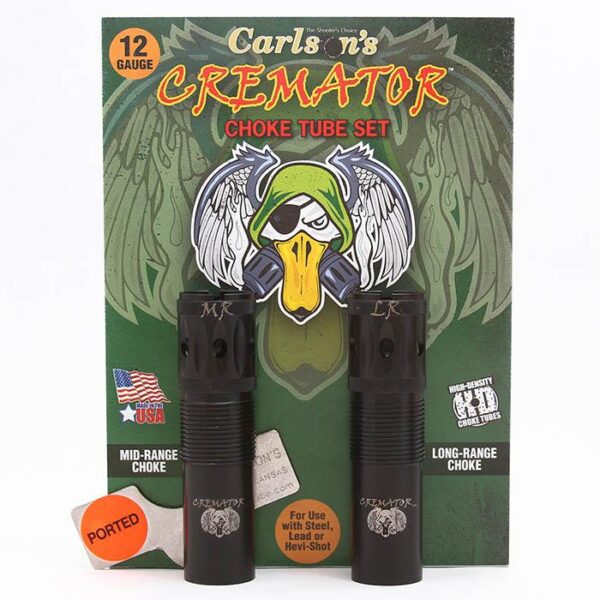 Carlson's Cremator Waterfowl Mid and Long Range Ported Choke Tube for 12 ga Remington Pro Bore 2/ct - Precision Shot Firearms