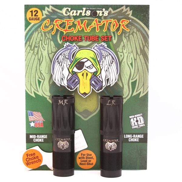 Carlson's Cremator Waterfowl Non-Ported Mid and Long Range Choke Tubes for 12 ga Winchester/Browning Inv/Moss 500 2/ct - Precision Shot Firearms