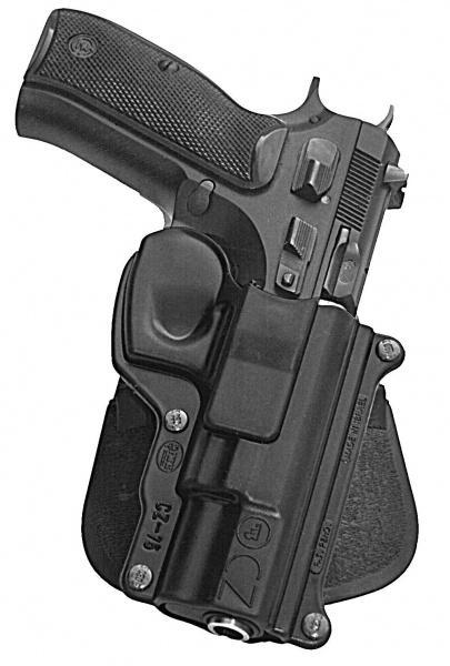 Fobus Standard Paddle Holster for CZ 750D Compact Black Right Hand - Precision Shot Firearms