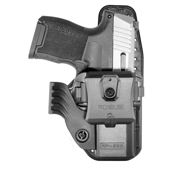 Fobus Handgun Holster OWB Paddle IWB Clip Wing & Sweatguard Appendix Sig P365-380 Includes SAS Black Ambi - Precision Shot Firearms