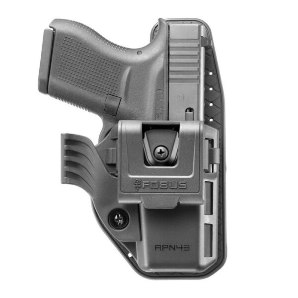 Fobus Handgun Holster OWB Paddle IWB Clip Wing & Sweatguard Appendix for Glock 43 Black RH - Precision Shot Firearms