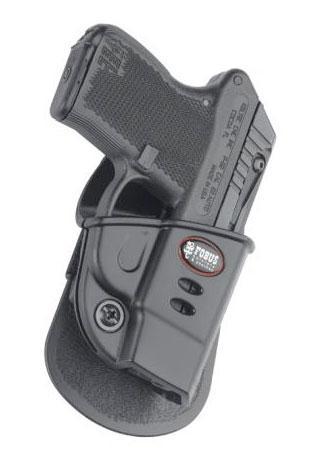 Fobus Evolution Series Paddle Holster For Kel-Tec P3AT in Black Right Hand - Precision Shot Firearms
