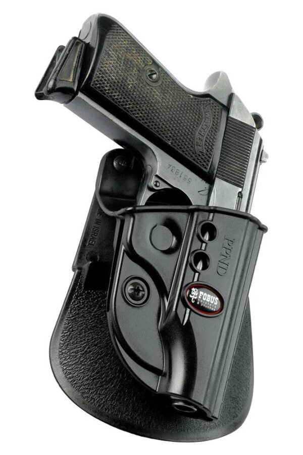 Fobus Standard Paddle Holster for Walther PPK Black Right Hand - Precision Shot Firearms