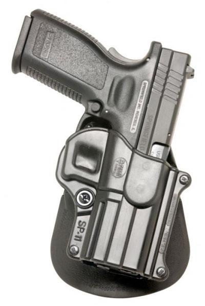 Fobus Standard Paddle Holster for Springfield XD Black Right Hand - Precision Shot Firearms