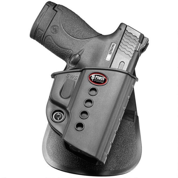 Fobus Evolution Holster Rot-Paddle for S&W M&P Shield/Taurus 708709/Walther PPS Right Hand Black - Precision Shot Firearms