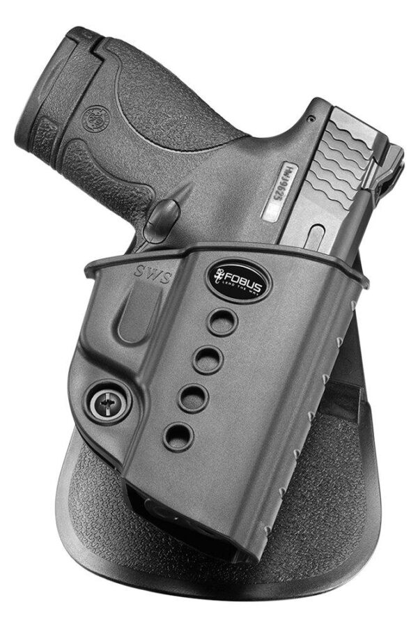Fobus Evolution Series Retention Paddle Holster for WALTHER PPS/ M&P Shield M2.0 9mm & .40 Black Right Hand - Precision Shot Firearms