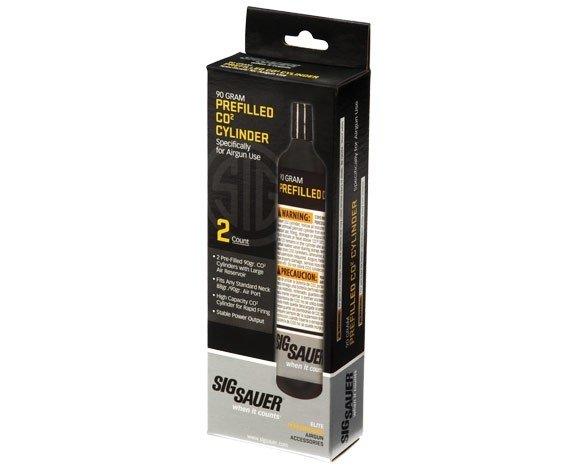 Sig Airguns Advanced Sport Pellet Replacement 2-Pack of 90 gram CO2 Cylinders - Precision Shot Firearms
