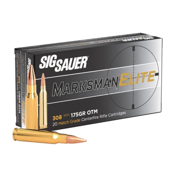 Sig Sauer Elite Match Rifle Ammunition .308 Win 175gr OTM 20/ct - Precision Shot Firearms