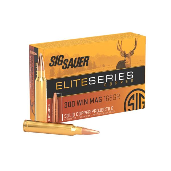 Sig Sauer Elite Hunting Rifle Ammunition .300 Win Mag 165 gr HP 20/ct - Precision Shot Firearms