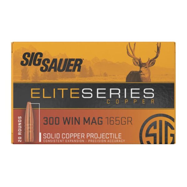Sig Sauer Elite Hunting Rifle Ammunition .300 Win Mag 165 gr HP 20/ct - Precision Shot Firearms