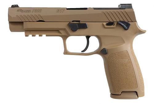 Sig Sauer P320-M17 Coyote 9mm Luger 17(1) & 21rd (2) Magazines 4.7" Barrel Manual Safety - Precision Shot Firearms
