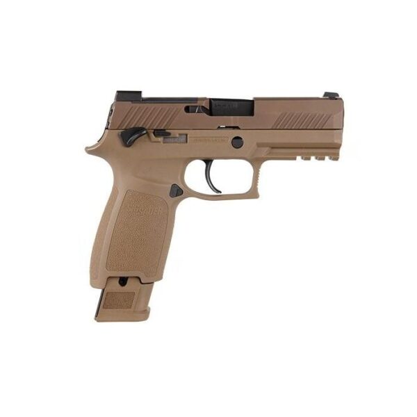 Sig Sauer P320-M18 Handgun 9mm Luger 17/21rd Magazine 3.9" Barrel Coyote Tan - Precision Shot Firearms