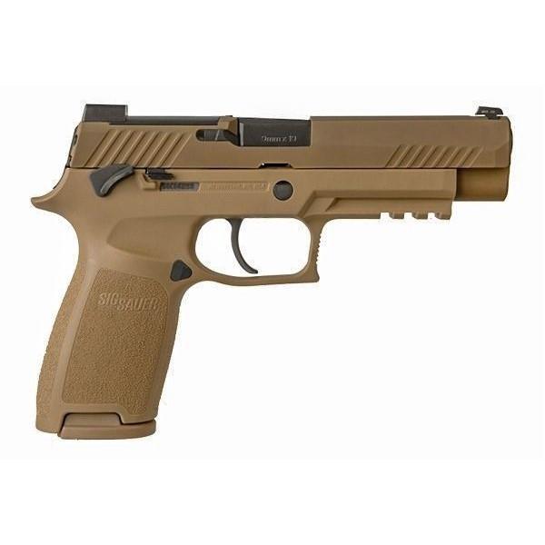 Sig Sauer P320-M17 Handgun 9mm Luger 10rd Magazines (3) 4.7" Barrel Coyote Tan - Precision Shot Firearms