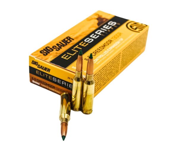 Sig Sauer Elite Hunting Rifle Ammunition 6.5 Creedmoor 130gr Tipped 2950 fps 20/ct - Precision Shot Firearms