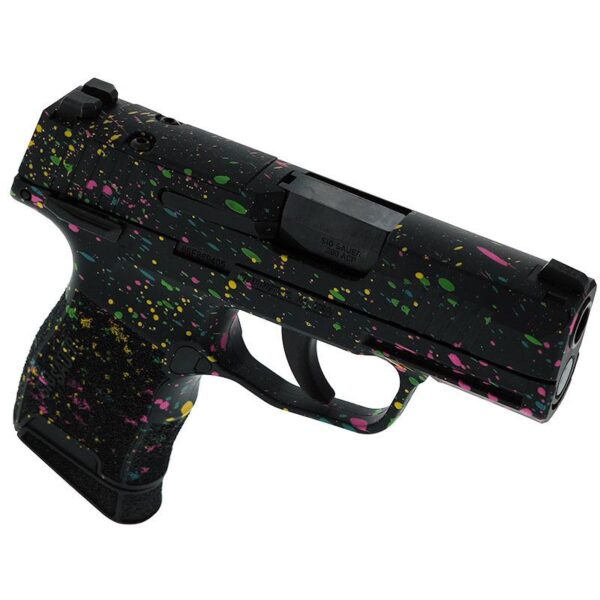 Sig Sauer Exclusive "Multi Color Paint" P365-380 Handgun 380 Auto 10rd Magazine 3.1" Barrel Black Manual Safety - Precision Shot Firearms
