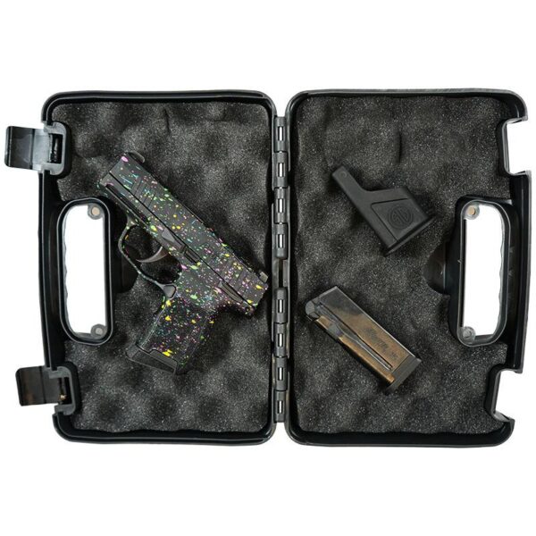 Sig Sauer Exclusive "Multi Color Paint" P365-380 Handgun 380 Auto 10rd Magazine 3.1" Barrel Black Manual Safety - Precision Shot Firearms