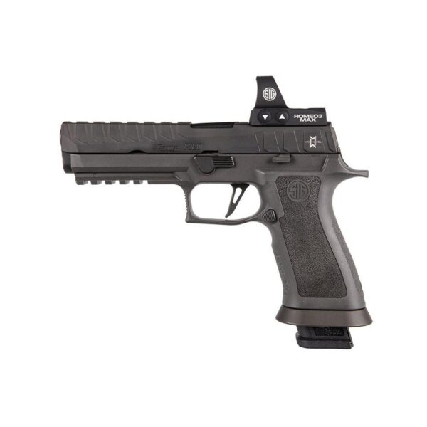 Sig Sauer P320 MAX Handgun 9mm Luger 21rd Magaiznes(4) 5" Barrel Heavy X Grip Romeo3 Optic - Precision Shot Firearms