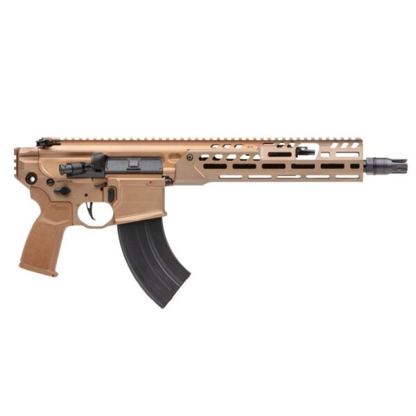 Sig MCX-SPEAR-LT Pistol 7.62x39mm 30rd Magazine 11.5" Barrel FDE - Precision Shot Firearms