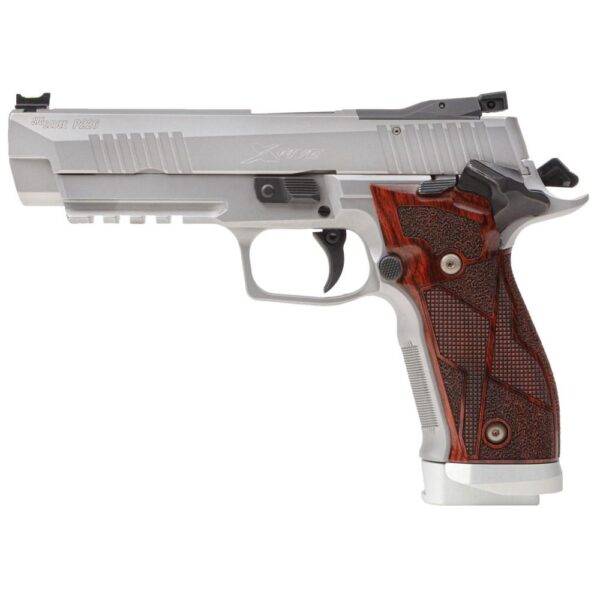 Sig Sauer P226 X-Five Classic Handgun 9mm Luger 20rd Magazines (3) 5" Barrel Silver with Wood Grips Optic Ready - Precision Shot Firearms