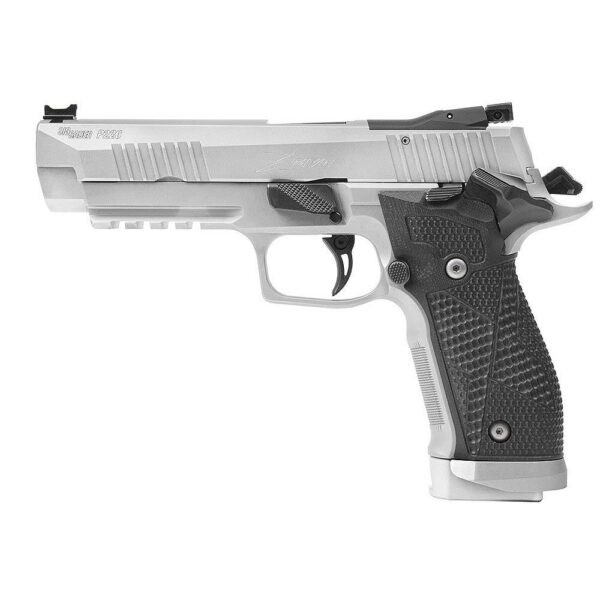 Sig Sauer P226 XFIVE Handgun 9mm Luger 20rd Magazines(3) 5" Barrel Stainless Steel Frame Hogue Grips - Precision Shot Firearms