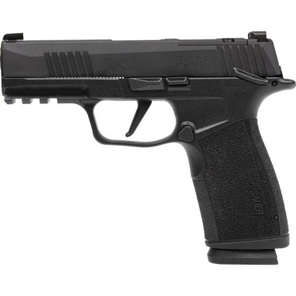 Sig Sauer P365 XMacro Handgun 9mm Luger 17rd Magazines (2) 3.7" Barrel Black Manual Safety - Precision Shot Firearms