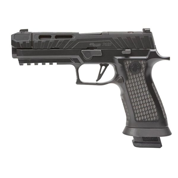 Sig Sauer P320 Spectre Comp Blackout Handgun 9mm Luger 21rd Magazines(2) 4.6" Barrel X-Ray Sights - Precision Shot Firearms