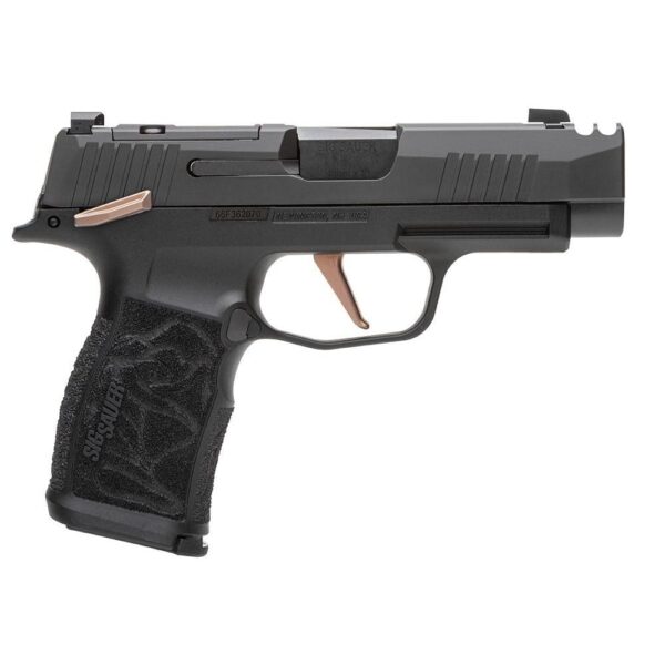Sig Sauer P365-XL Rose Comp Handgun 9mm Luger 12rd Magazines(2) 3.1" Barrel & Vaultek Pistol Safe - Precision Shot Firearms