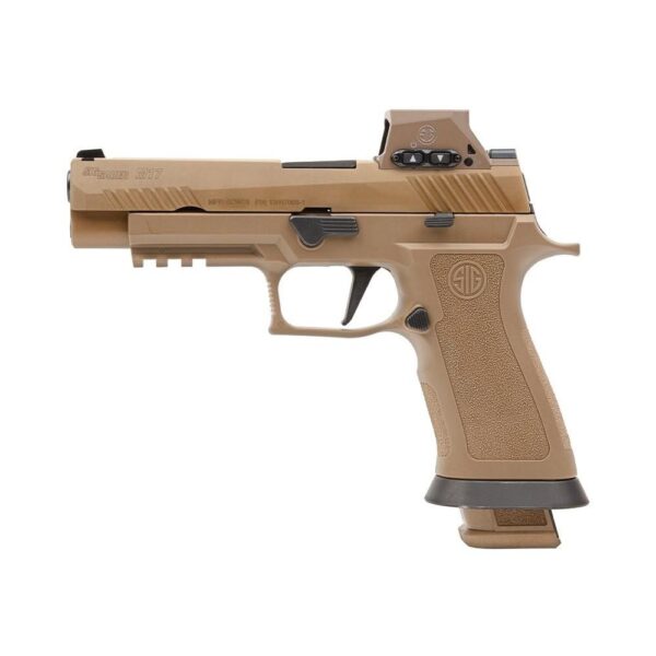 Sig Sauer M17X Handgun 9mm Luger 21rd Magazine (3) 4.7" Barrel Coyote with RomeoM17 - Precision Shot Firearms
