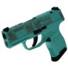 Sig Sauer "Gun & Roses-Robin's Egg Blue" P365 Optic Ready Handgun 9mm Luger 10rd Magazines(2) 3.1" Barrel X-RAY 3 Sights - Precision Shot Firearms