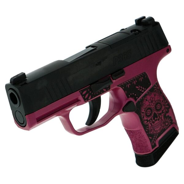 Sig Sauer "Sugar Skull-Medusa Pink" P365 Optic Ready Handgun 9mm Luger 10rd Magazines(2) 3.1" Barrel X-RAY 3 Sights - Precision Shot Firearms
