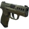 Sig Sauer P365 "Gold Bug"Distressed Gray/Brown OR Handgun 9mm Luger 10rd Magazines(2) 3.1" Barrel X-RAY 3 Sights Manual Safety - Precision Shot Firearms