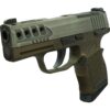 Sig Sauer P365 "Gold Bug"Distressed Gray/Brown OR Handgun 9mm Luger 10rd Magazines(2) 3.1" Barrel X-RAY 3 Sights Manual Safety - Precision Shot Firearms