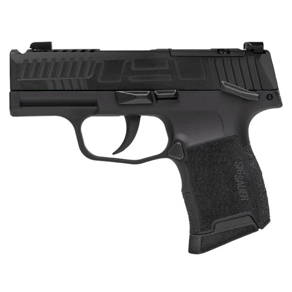 Sig Sauer P365 "Outlander Black" Handgun 9mm Luger 10rd Magazines(2) 3.1" Gold Barrel Barrel X-RAY 3 Sights Manual Safety - Precision Shot Firearms