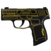 Sig Sauer P365 "Outlander Yellow Laser" Handgun 9mm Luger 10rd Magazines(2) 3.1" Black Barrel X-RAY 3 Sights Manual Safety - Precision Shot Firearms