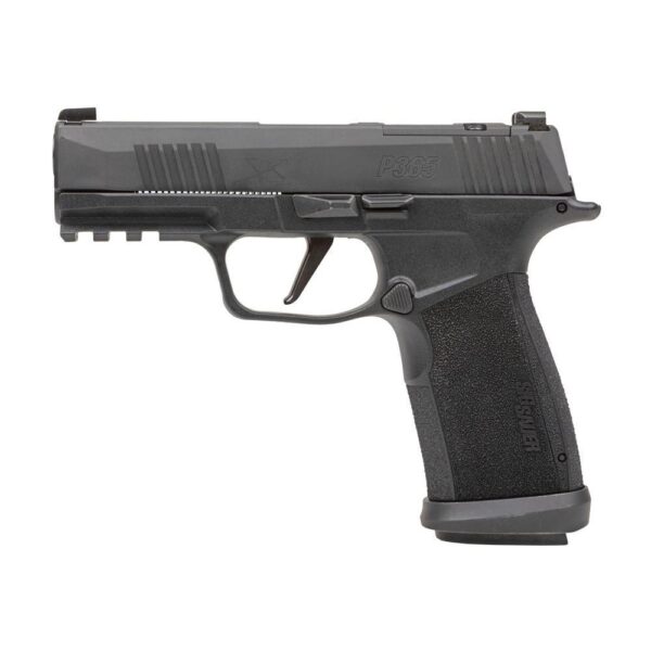 Sig Sauer P365 XMACRO TACOPS Handgun 9mm Luger 17rd Magazines(4) 3.7" Barrel Black - Precision Shot Firearms