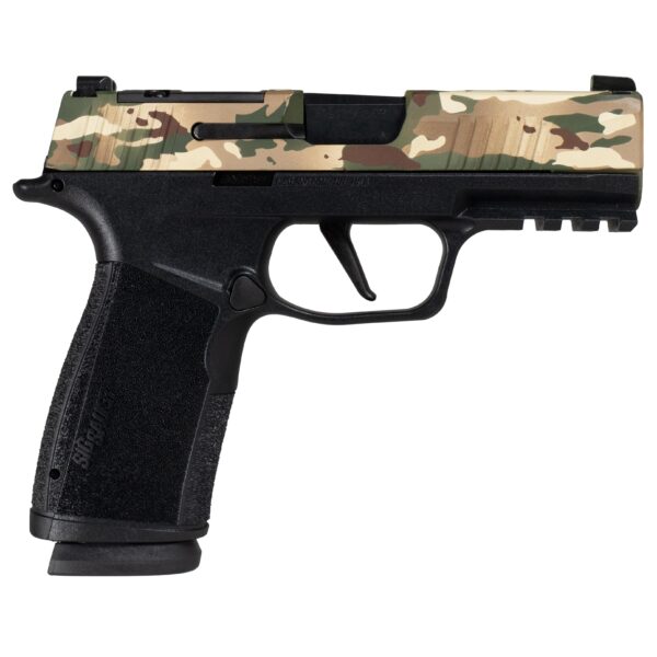Sig Sauer P365 XMACRO TACOPS "Muilticam" Slide Handgun 9mm Luger 17rd Magazines(4) 3.7" Barrel - Precision Shot Firearms